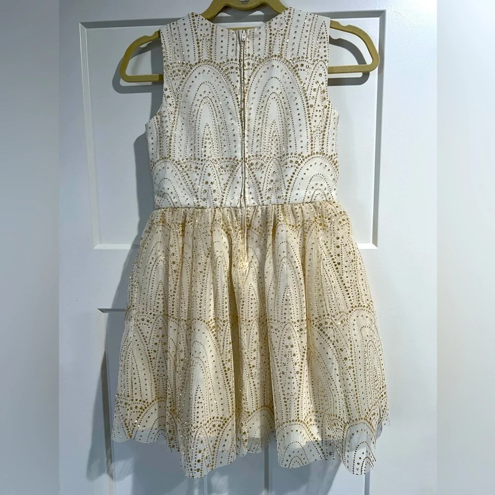 Children’s Place Girls Glitter‎ Fit & Flare Elegant Dress, size 12, EUC